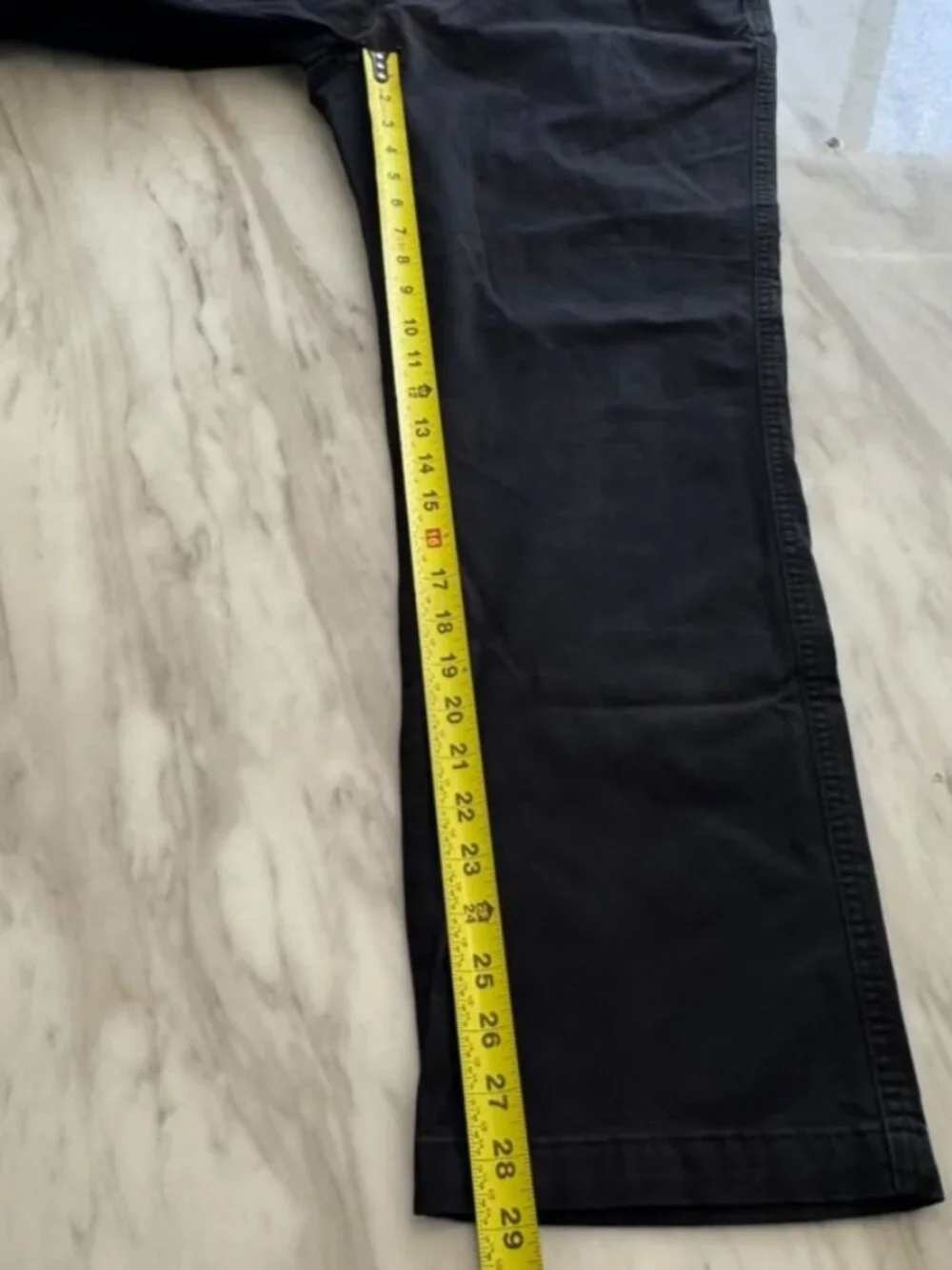Cremieux Comfort Stretch Pants 36x30 Men's Black Tapered Leg Madison Fit Chino